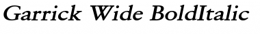 Download Garrick Wide Font