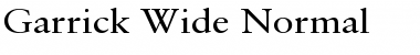 Download Garrick Wide Font