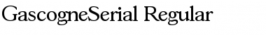 Download GascogneSerial Font