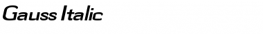 Download Gauss Font