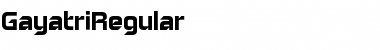 Download Gayatri Font