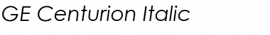 Download GE Centurion Font