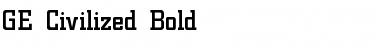 Download GE Civilized Font