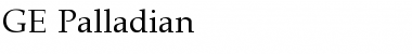 Download GE Palladian Font