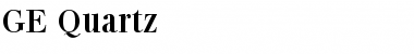 Download GE Quartz Font
