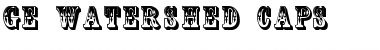 Download GE Watershed Caps Font