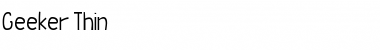 Download Geeker Font