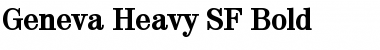 Download Geneva Heavy SF Font