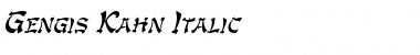 Download Gengis Kahn Font