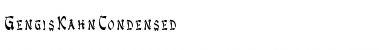 Download GengisKahnCondensed Font