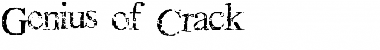 Download Genius of Crack Font