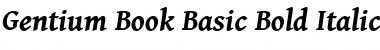Download Gentium Book Basic Bold Italic Font