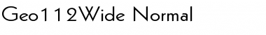 Download Geo112Wide Font