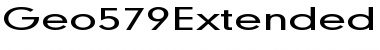 Download Geo579Extended Font