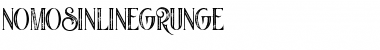 Download Nomos inline grunge Regular Font