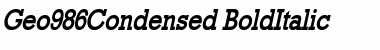 Download Geo986Condensed Font
