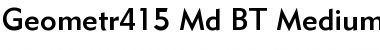 Download Geometr415 Md BT Font