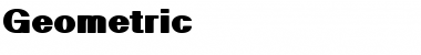 Download Geometric Font