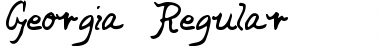 Download Georgia Regular Font