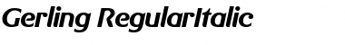 Download Gerling Font