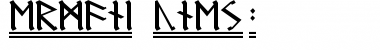 Download Germanic Runes-2 Font
