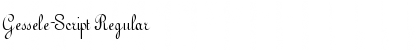 Download Gessele-Script Font