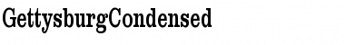 Download GettysburgCondensed Font