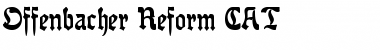Download Offenbacher Reform CAT Regular Font