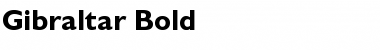 Download Gibraltar Bold Font