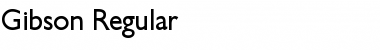 Download Gibson Font