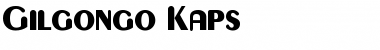 Download Gilgongo Kaps Font