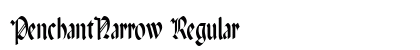 PenchantNarrow Regular Preview