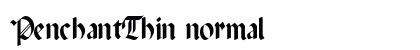 PenchantThin normal preview