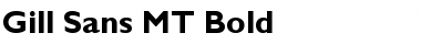 Download Gill Sans MT Font