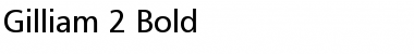 Download Gilliam 2 Bold Font