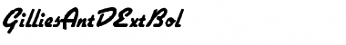 Download GilliesAntDExtBol Font
