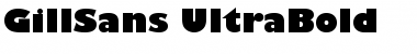 Download GillSans-UltraBold Ultra Bold Font