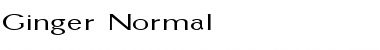 Download Ginger Normal Font