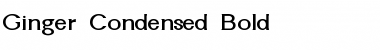 Download Ginger-Condensed Bold Font