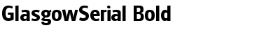 Download GlasgowSerial Bold Font
