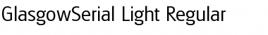 Download GlasgowSerial-Light Regular Font