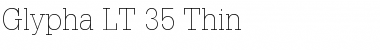 Download Glypha LT Thin Regular Font