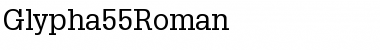 Download Glypha55Roman Roman Font