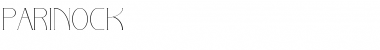 Download PARINOCK Font Download PARINOCK Font