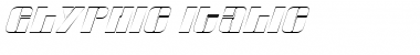 Download Glyphic Italic Font