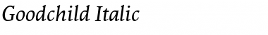 Download Goodchild Italic Font