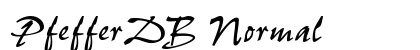 PfefferDB Normal preview