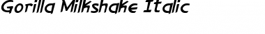 Download Gorilla Milkshake Font