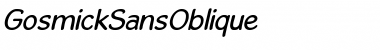 Download GosmickSans Font