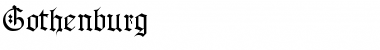 Download Gothenburg Font